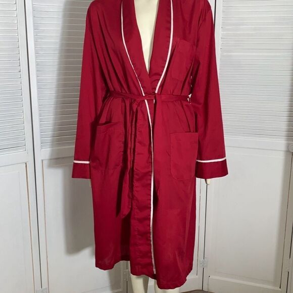 Vintage 70's SEARS The Mens Store Cotton Robe 42/44 Large - Picture 1 of 13